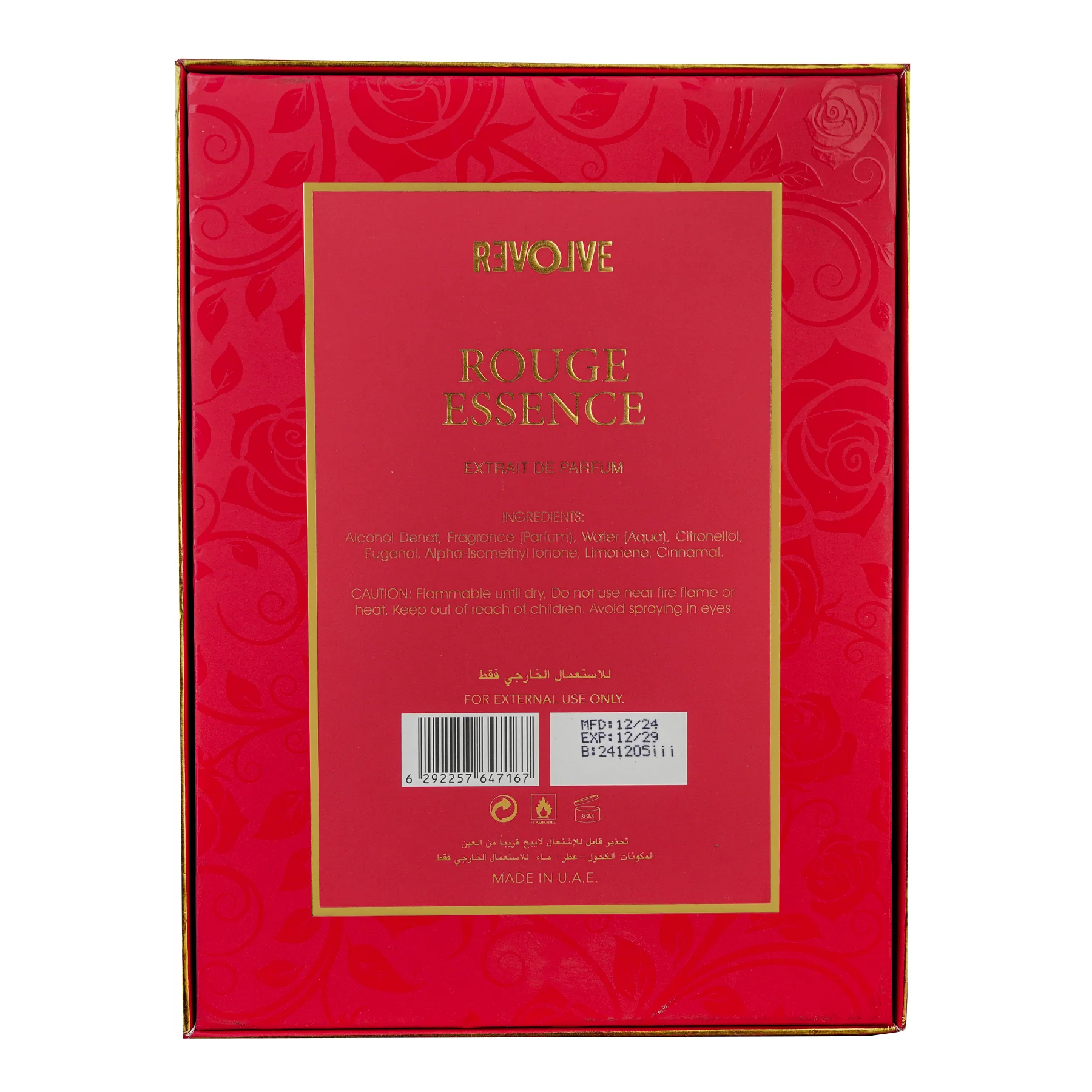 REVOLVE Rouge Essence Eau De Parfum For Women - 100ml - Image 2