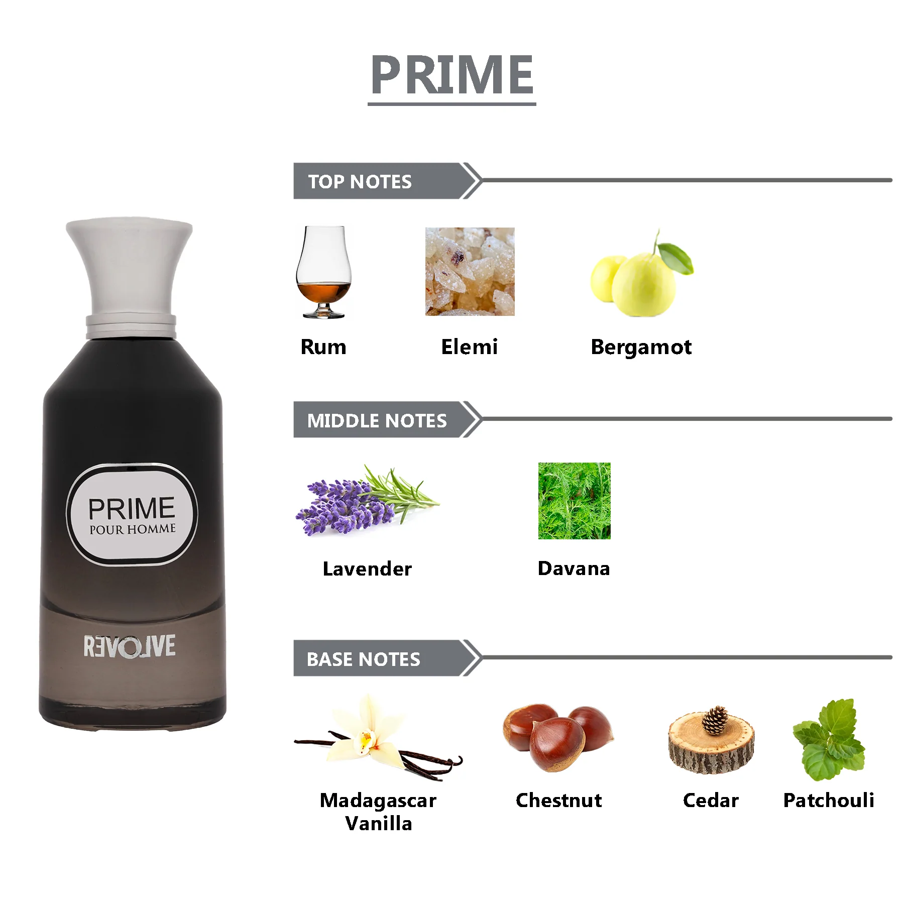 REVOLVE Prime Homme Perfume For Men - 100ml - Image 5