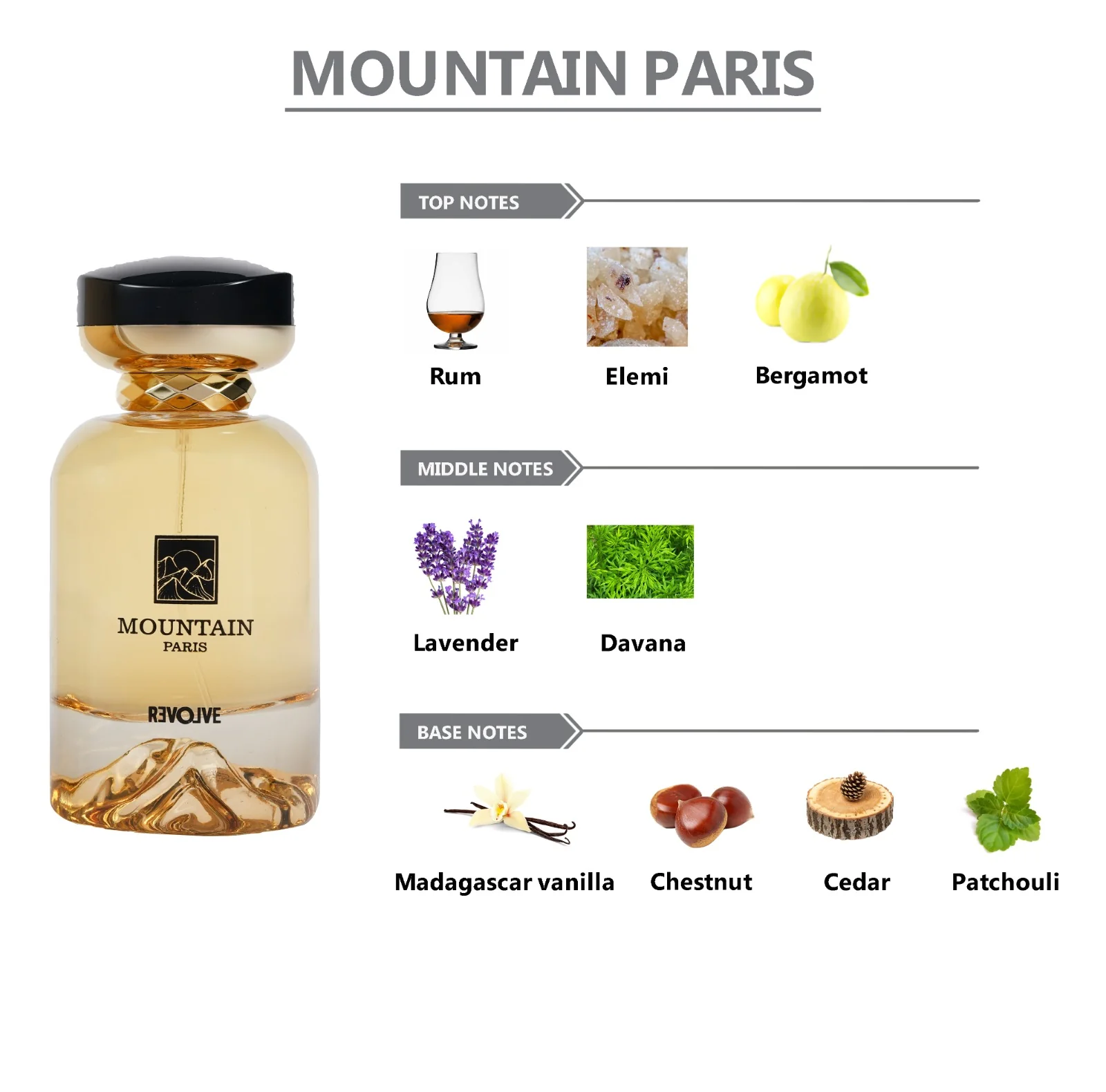 REVOLVE Mountain Paris Eau De Parfum For Men - 100ml - Image 6