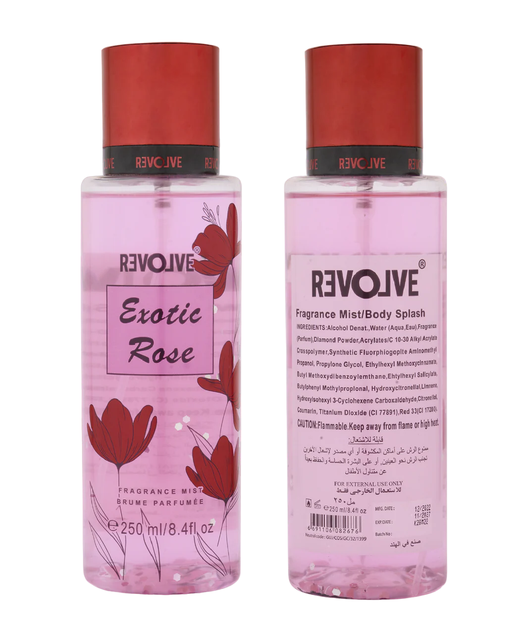 EXOTIC ROSE - 250ML LONG LASTING BODY MIST