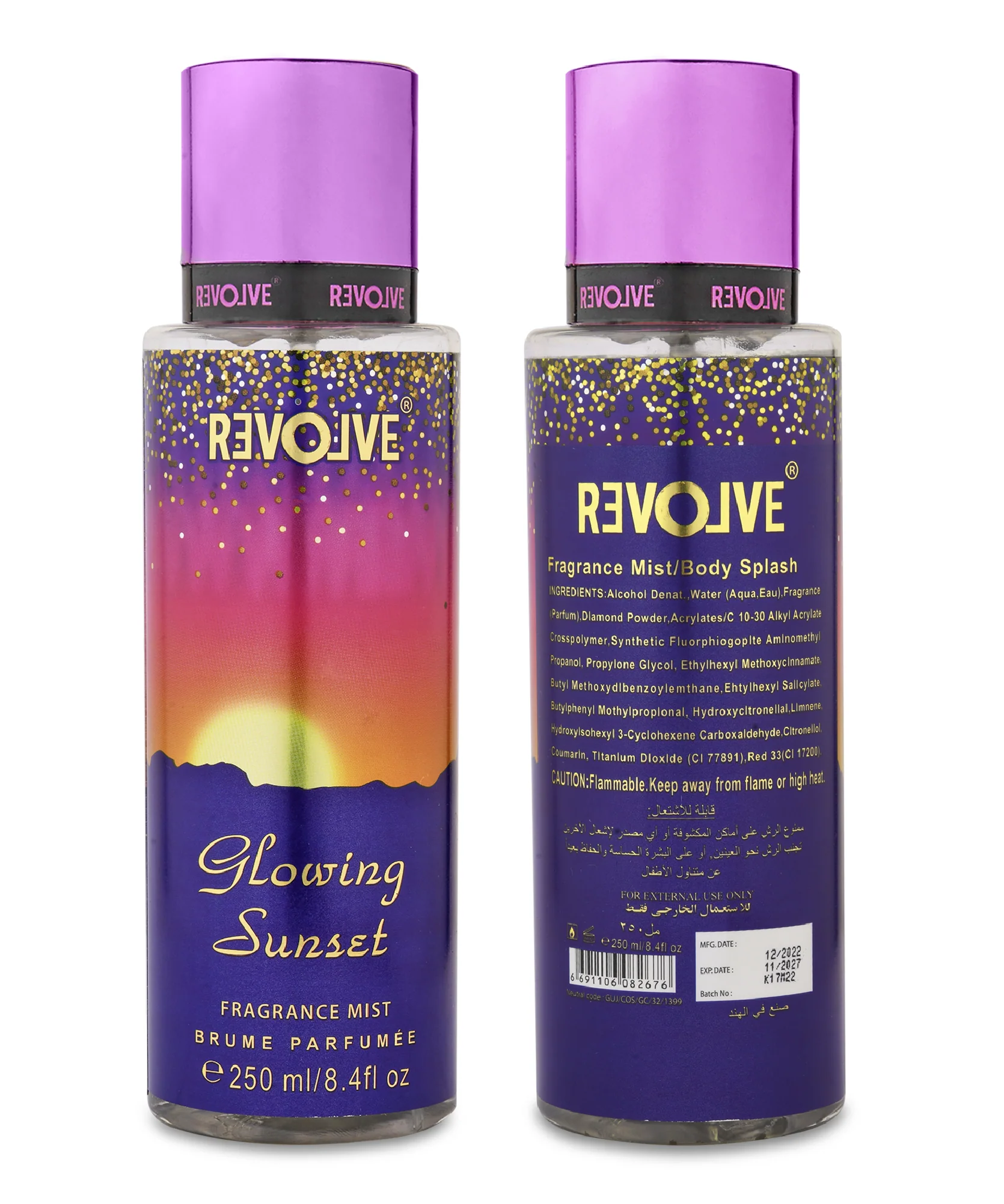 GLOWING SUNSET - 250ML BODY MIST LONG LASTING
