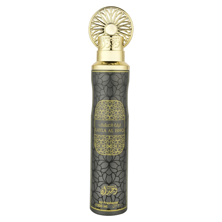 WEJDAN LAYLA AL ISHQ Air Freshener For Men & Women - 300 ml | Made in UAE