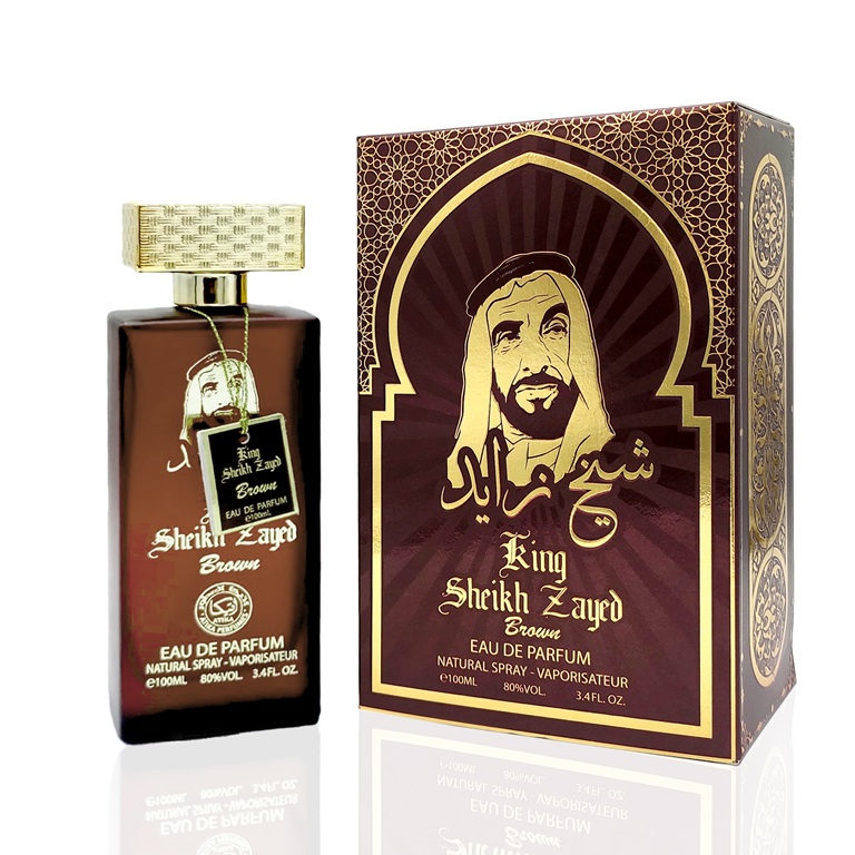 King Sheikh Zayed Brown Eau De Parfum for Men -100ml - Image 4
