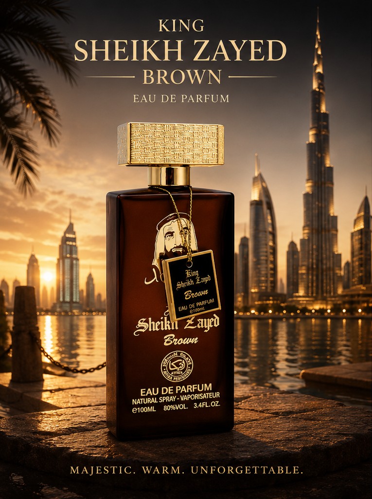 King Sheikh Zayed Brown Eau De Parfum for Men -100ml - Image 2